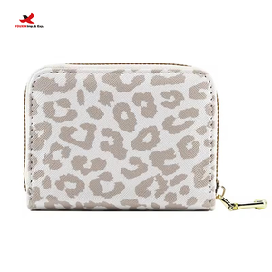 RTS Bulk Mixed Order Geometric Embroidery Waterproof RFID Shielding Leather <b>Wallet</b> Short Card <b>Holder</b> with Polyester Lining - Product Image 1