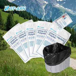 Bolsa de orina <span class=keywords><strong>con</strong></span> polvo Solidificador de polvo Polímero absorbente Sap Cristales de poliacrilato de sodio - Product Image 1