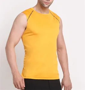 Mens Tank Top Cotton Workout Fitness Gym Sleeveless Sportswear Singlet Tank Tops Manufacturer