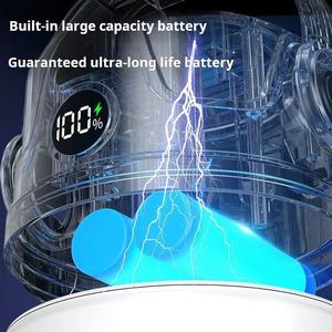 Type-C sạc với hiển thị kỹ thuật số điện hiển thị USB jack có thể đầu ra năng lượng mặt trời cắm trại đèn - Product Image 5