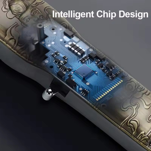 Resuxi JM-1015 không dây Chuyên nghiệp t-blade Tông đơ cắt tóc Cắt Tóc máy sạc điện cắt tóc cho nam giới - Product Image 4