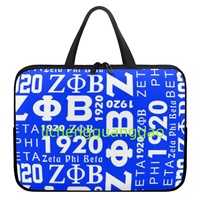 Zeta Phi Beta Çantası Ofis Taşınabilir Çok Boyutlu Bilgisayar Çantası İş Ofis Malzemeleri Sorority Temalı Toptan Özelleştirilmiş