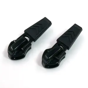 HVV high quality 7 Zinc alloy zipper slider factory with rubber puller