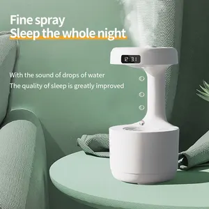 Hot Selling Anti-gravity Humidifier + Clock + Atmosphere Light Hotel Bedroom General Air Humidifier Fragrance Diffuser