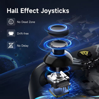Joystick EasySMX X15 Hall para Gamepad Inalámbrico RGB para PC, iOS, Android, para Steam Deck, Robot Wu Kong, Rey Mono