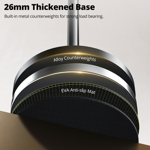 Ambitful AL-60 Nhiệm Vụ Nặng Nề Kim Loại Có Thể Điều Chỉnh Video Trực Tiếp Phát Sóng Điện Thoại Di Động Chủ Đứng Lười Biếng Khung 360 Xoay - Product Image 6