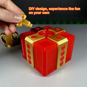 Caja de Rompecabezas de Broma Impresa en 3D de Plástico, Requiere Ensamblaje y Desmontaje DIY, Sin Ensamblaje Incluido - Product Image 4