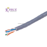 Câble Ethernet Gigabit certifié ETL CAT6 23AWG UTP/FTP/SFTP 4 paires BC/CCA PVC/LSZH 305M pour installation de réseau intérieur