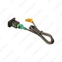 Adaptateur de données USB de voiture, interrupteur, bouton, faisceau de câbles pour Volkswagen, Audi, Skoda, adaptateur Audio de câble USB