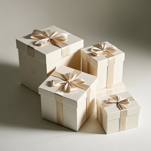 Caja de Regalo de Cumpleaños Personalizable Grande y Elegante <span class=keywords><strong>CRD</strong></span>, Empaque de Papel Creativo para Caja Vacía, Ceremonia de Lujo - Product Image 3