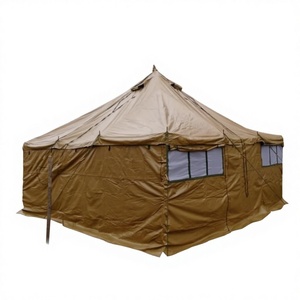 Tente de <span class=keywords><strong>camping</strong></span> carrée SZJ personnalisée en toile Oxford PVC kaki imperméable <span class=keywords><strong>pour</strong></span> <span class=keywords><strong>10</strong></span> <span class=keywords><strong>personnes</strong></span>, idéale <span class=keywords><strong>pour</strong></span> les commandements, les situations d'urgence et les secours en cas de catastrophe - Product Image 1