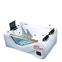 Baignoire acrylique moderne blanche de nouvelle conception de Offre Spéciale Baignoire extérieure de massage de spas avec le drainage