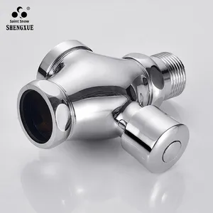 Válvula <span class=keywords><strong>de</strong></span> Descarga Manual <span class=keywords><strong>de</strong></span> Latón <span class=keywords><strong>de</strong></span> Alta Resistencia con Retardo y Cierre Automático para Baños Públicos Comerciales - Product Image 3