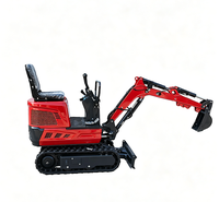 Mini-excavatrice compacte 0,6T (600 kg) pour usage agricole, jardinage et serres - Vente en gros