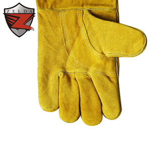 Guantes de Soldadura Zelda de Cuero Vacuno de 18 Pulgadas - Product Image 4