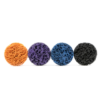 Outils abrasifs Bande noire de 2 pouces 50mm et disque en poly propre Strip-it Disque à changement rapide pour enlever la peinture et la rouille