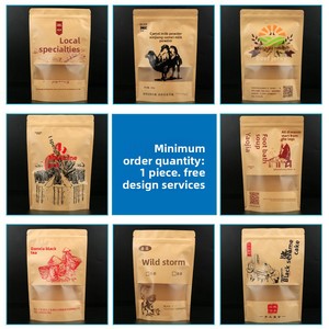<span class=keywords><strong>Bolsas</strong></span> de Embalaje de Alimentos Resistentes a la Humedad con Cierre Superior y Base Autoportante, de <span class=keywords><strong>Papel</strong></span> <span class=keywords><strong>Kraft</strong></span> Compuesto con Recubrimiento de Película Esmerilada, Venta al Por Mayor de Fábrica - Product Image 3