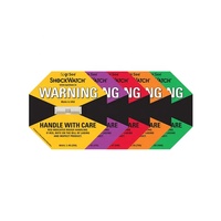Autocollants d'indicateur d'alerte de dommages de transport de choc 50G ShockWatcher2 étiquette originale avec autocollants compagnons