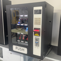 Máquina Expendedora Pequeña Inteligente JFP para Bebidas y Snacks, con Aceptador de Billetes y Monedas, Sin Efectivo
