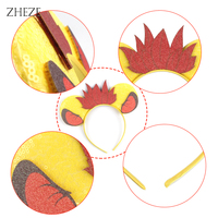 Serre-tête DIY populaire pour femme, motif oreilles de souris, avec nœud rose et sequins jaunes, idéal pour cosplay et accessoires de costume