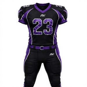 Vente en gros de maillots de football américain brodés pour hommes, uniformes de rugby de toutes les équipes, haute qualité, livraison rapide - Product Image 1