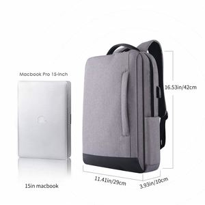 Custom Business <b>Laptop</b> <b>Backpack</b> With USB Charging Port Waterproof OEM ODM Factory Direct Travel <b>Backpack</b> - Product Image 1