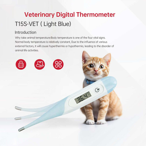 Termômetro Veterinário Tikopie, Medidor de Temperatura Corporal Animal, Termômetro de Ponta Macia para Animais de Estimação - Product Image 3