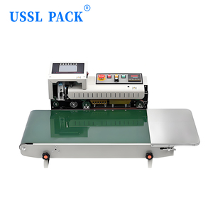 Machine de scellage de bande continue à large largeur FR-1600 améliorée, entièrement automatique, horizontale, pour sacs en film plastique, machine de scellage thermique - Product Image 1