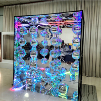 Cabina de Fotos con Espejo y Tiras LED de Colores, para Eventos y Centros Comerciales, Instalación Modular en Caja, Comercio Internacional, China