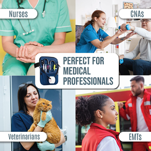 Sac banane pour infirmière avec poches pour équipement médical, ceinture porte-outils pour infirmière avec porte-ruban adhésif pour stéthoscopes - Product Image 5