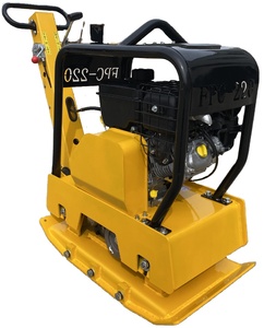 Plaque vibrante diesel réversible à double sens, compresseur 13 CV, machine de compactage de terre - Product Image 1