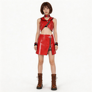Disfraz de Cosplay de Meiko Sakine Mika, Vestido Rojo, Primavera 2026, con Etiqueta para Muñecas de Dibujos Animados, Edad 14+, Ventas en Europa y América - Product Image 1