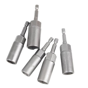Yu Jian Electric Drill Adapter Sleeve 6-18mm Chrome Vanadium Steel Magnetic <b>Extension</b> <b>Socket</b> Wrench For Lithium Drill Impact - Product Image 2