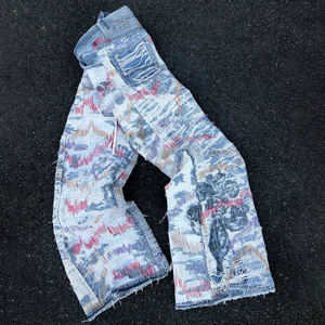 DiZNEW Jeans en denim grande taille, faible MOQ, personnalisé, décontracté, premium, élégant, multicolore, fil de jean, Uomo 14 oz - Product Image 2