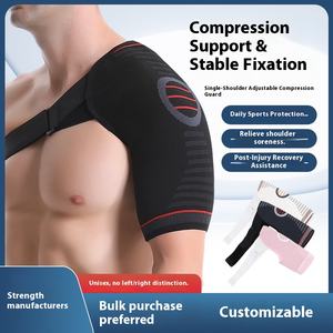 Protección de presión ajustable Hombros unisex Soporte de brazos Correa deportiva Levantamiento de pesas Entrenamiento de fuerza Prevención de tensiones - Product Image 5