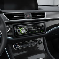 Lecteur MP3 universel pour voiture, radio FM pour USB TF 1DIN, audio Hi-Fi, microphone intégré