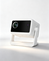 Projecteur de cinéma maison portable HTP C1, LCD HD 1080p/720p, haute luminosité 200 ANSI lumens, lampe LED, haut-parleurs intégrés pour la maison