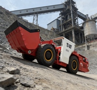 Equipment pour le minerai de cuivre 7ton équipement lourd Scooptram souterrain avec pneus à usage intensif à vendre au Mexique