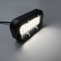 Feux de roche V2 entièrement métalliques à piles - Feux de roche LED de style Baja entièrement métalliques, auxiliaires arrière pour moto électrique tout-terrain