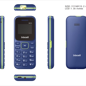OEM ODM 2021 โทรศัพท์มือถือขนาดหน้าจอ 1.44 นิ้ว รองรับ 2G พร้อมแบตเตอรี่ 600mAh โทรศัพท์มือถือพกพา M310 310 มินิโฟน - Product Image 3