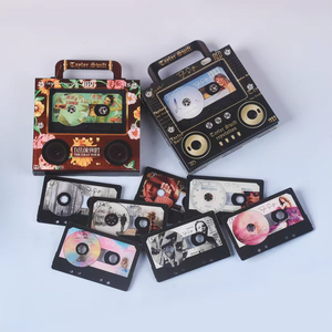 Ensemble d'aimants de réfrigérateur en acrylique NFC personnalisés <span class=keywords><strong>Taylor</strong></span> <span class=keywords><strong>Swift</strong></span> Eras Tour, en forme de cassette musicale, avec fonction de lecture automatique, cadeau de collection pour fans - Product Image 4