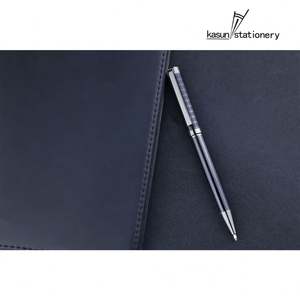 Bolígrafo de Metal Personalizado con Grabado Loge Gun Black Rose Gold Copper para Oficina y Negocios - Product Image 3