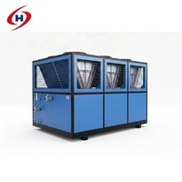 Refroidisseur d'eau industriel à air refroidi Honeywell 60HP pour systèmes R32/R22/R410A/R134A/R407C/R404A