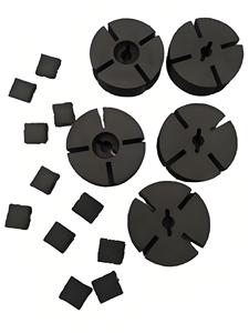 Hot bán Vụ Nổ lò kim loại ứng dụng công nghiệp Độ tinh khiết cao <span class=keywords><strong>Graphite</strong></span> <span class=keywords><strong>Rotor</strong></span> - Product Image 5