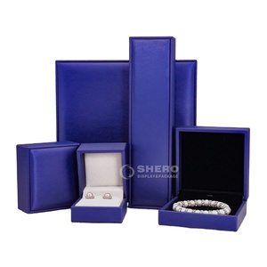 Caja de Joyería de Cuero PU, Caja de Regalo para Joyería, Caja para Anillos, Colgantes, Pulseras y Collares - Product Image 1