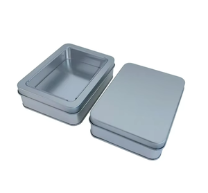 China Manufacturer <strong>Rectangular</strong> <strong>Tin</strong> <strong>Box</strong> Metal Cans with <strong>Lids</strong> for Tea Cookies Matcha Coffee Chocolate Food Storage Packaging - Product Image 6