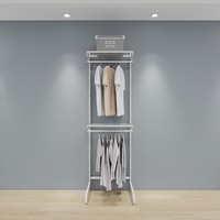 Armoire moderne en métal personnalisée en usine garde-robe de chambre à coucher dressing Cabinet de chambre à coucher