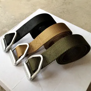 Men's Nylon Fabric Durable Fashion Tactical Belt Combat Metal Buckle Hunting Hiking Flexible Sports Belt