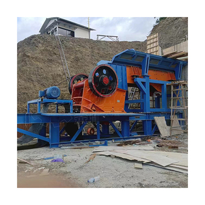 2018 Trung Quốc Thiết Kế Mới Bánh Xe Di Động Nghiền Trạm, Di Động Tác Động Đá <span class=keywords><strong>Crusher</strong></span> Với Rung Màn Hình - Product Image 2