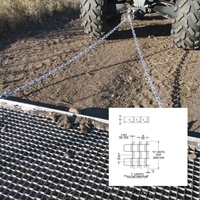 Tapis de dragage en maille de fer soudée pour terrains de baseball, robuste, avec mailles carrées de 1x1, certifié ISO9001, pour terrains de sport